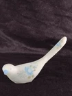 Vintage Artist Signed Blue Burmese Fenton Bird Hand Painted Beth Thornton