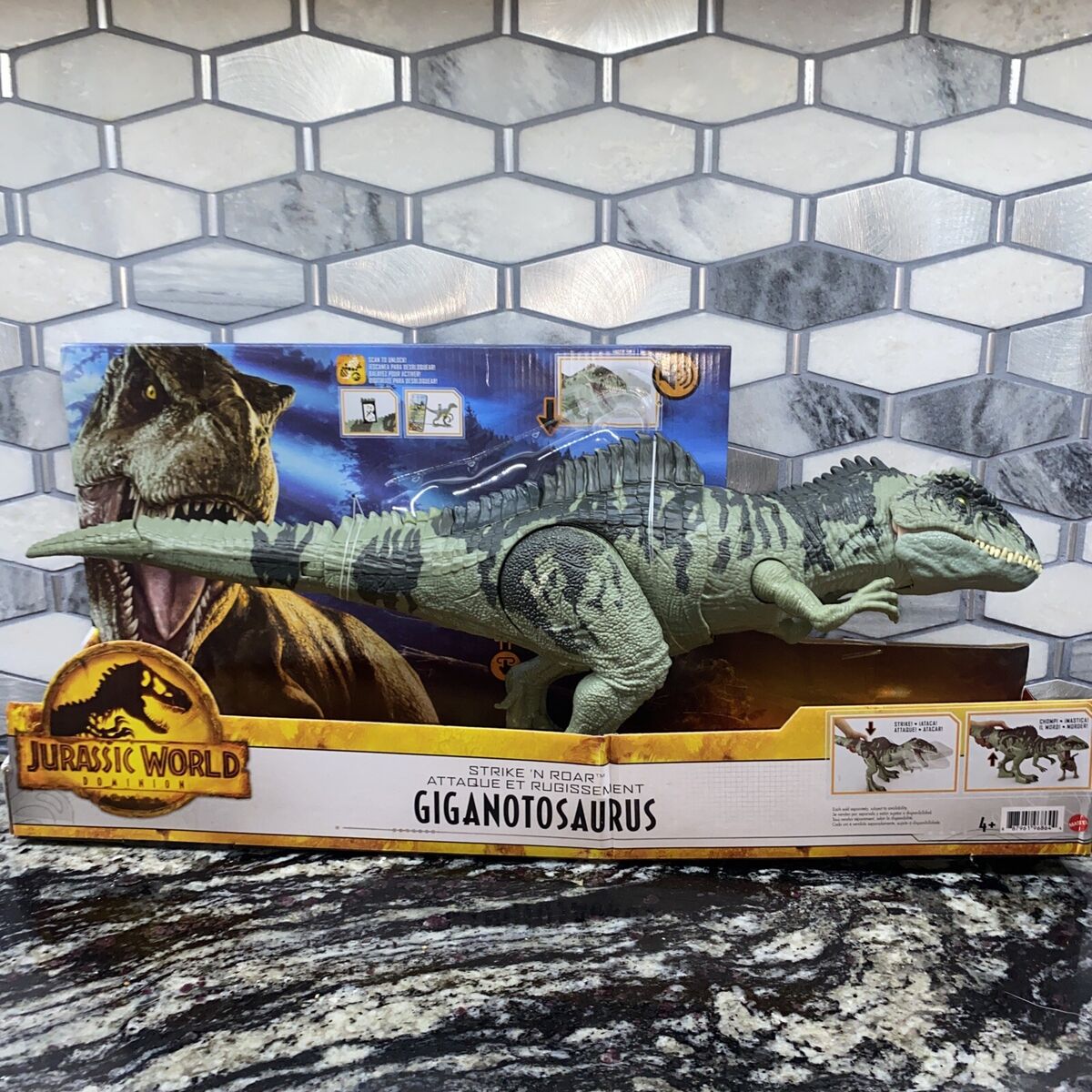 Jurassic World Dinossauro - Giganotosaurus - GYC94 - Mattel - Real  Brinquedos