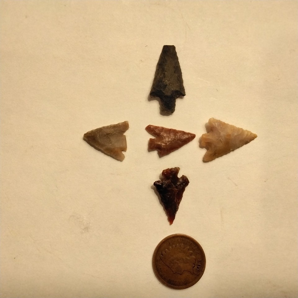 Five Small Columbia River Agate Points eBay