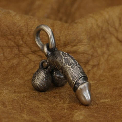 Colgante de cuproníquel falo fálico para hombre motociclista rock joyería punk CP20A - Imagen 4 de 9