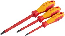 Knipex 3 Piece Insulated Phillips PH Screwdriver Set PH1 PH2 PH3 98 24 01 02 03