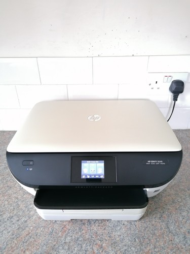 HP Envy 5646 e-All-in-One Tintenstrahldrucker A4 WLAN weiß - Multifunktionsdrucker (F8B05A)