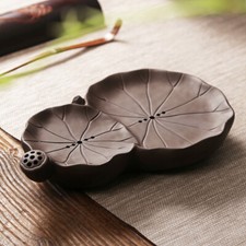 Piatto da tè creativo per pentola tazza da tè Zisha viola serbatoio argilla vassoio da tè piccolo