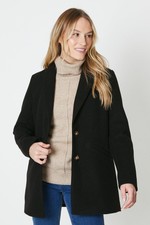 Maine Wool Look Coat Womens Smart Jackets & Coats