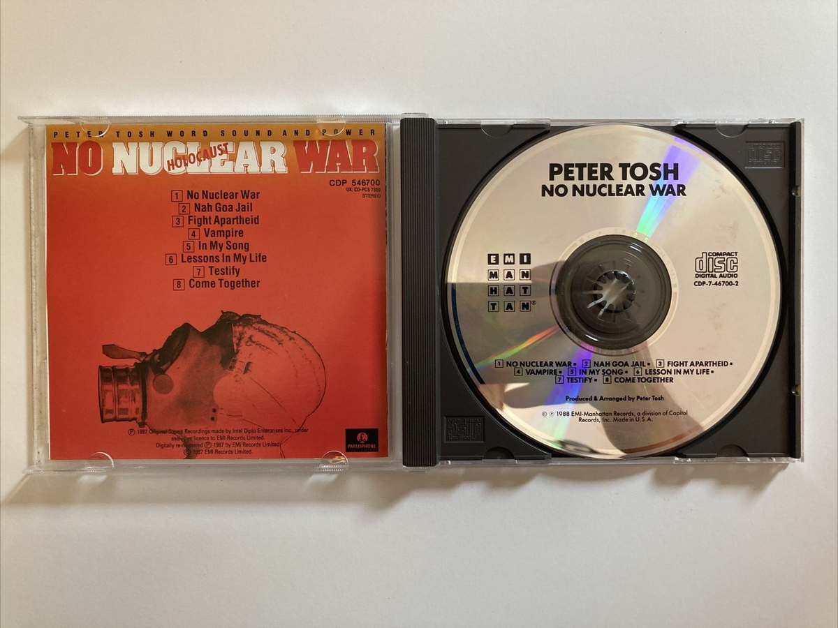 No Nuclear War by Peter Tosh (CD) EMI Manhattan - Very Good
