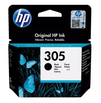 HP 305 Schwarz Original Tintenpatronen
