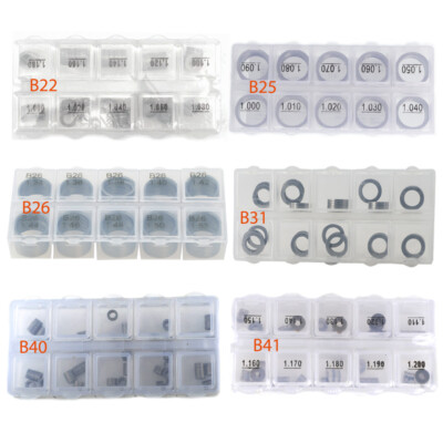 #ad #ad 100 PCS Diesel Injector Shims Adjusting Gasket Washer B22 B25 B26 B31 B40 B41 $41.44