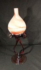 Vintage Studio Art Glass Swirl Sculpture 26cm