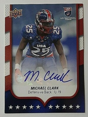 2016 UD USA Football 19-U National Team Signatures #25 Michael