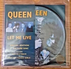 MINT! Queen Let Me Live Original 1996 UK Picture Disc 7" Single 45 Vinyl