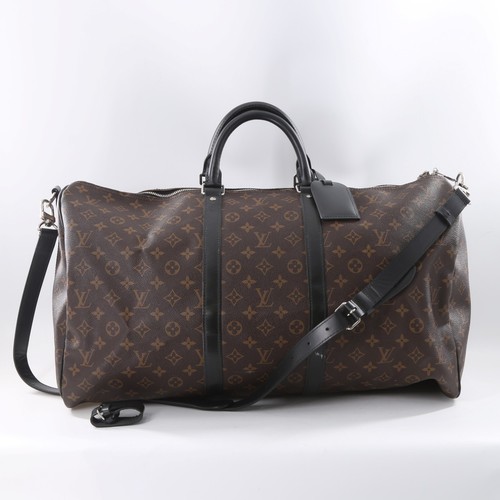 LOUIS VUITTON M56714 Keepall Bandouliere 55 Monogram Brown Bag (FPP010972)