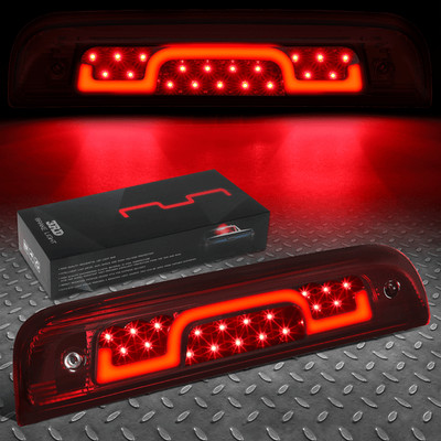 NUVISION [SEQUENTIAL] LED 3RD BRAKE LIGHT FOR 14-24 SILVERADO SIERRA DARK RED