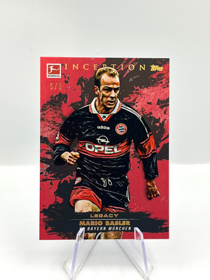 Topps Inception Bundesliga 24/25 Mario Basler FC Bayern München Legacy Red 5/5