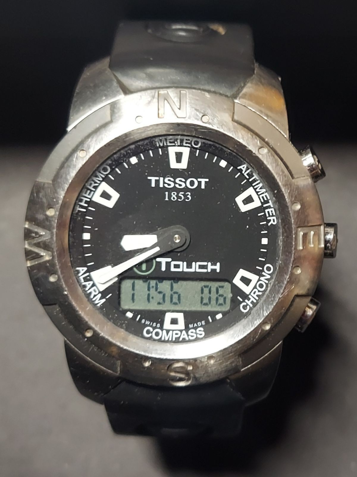 Tissot T-Touch Z251/351 Sapphire Crystal Rare Stopwatch For Men