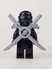 Cole ZX Shoulder Armor Swords Ninjago Lego Minifigure From 9444 9447 9579 9449