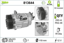 Kompressor Klimaanlage VALEO RE-GEN - AT 813644 +98.46€ Pfand für RENAULT OPEL 4