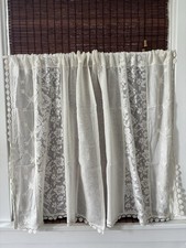 Heritage Lace Curtains, Summer Hill Style, 58x30 Tier, Color: Off White