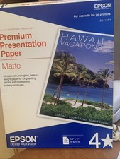 Epson Premium Presentation Matte Paper 44lb 8.5x11" Ink Jet