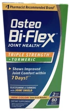 Osteo Bi-Flex Triple Strength + Turmeric, 80 Count (Pack of 1) 03/2028