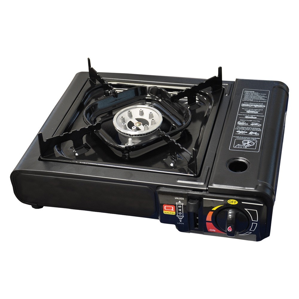 Fornello a Gas 1 Fuoco Professionale - Acciaio Inox per Campeggio e Casa