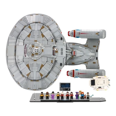 PLEXICO UNIQUEDISPLAY Horizontaler Ständer für LEGO Star Trek: U.S.S. Enterprise NCC-1701-D