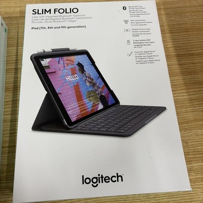 Logitech 10,2 Zoll Tastatur Hülle für iPad (7., 8., 9. Generation) (920-009480)