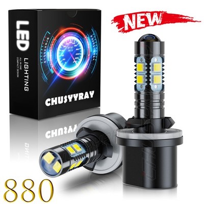 For Hyundai Tucson 14-2015 LED pair Fog Light Bulbs Lamp 2Pcs 6000K 880 890 899