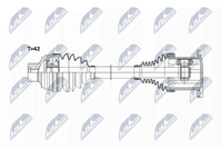 NTY Antriebswelle NPW-AU-008