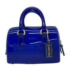 Borsa FURLA Candy Bag Borsa a mano in gomma marina