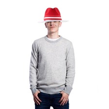  Chapeau à bord large classique en laine Fedoras chapeau costume formel tops