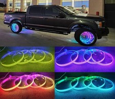 Ydzwavui 17.5 5-Row LED Wheel Lights Chasing ...
