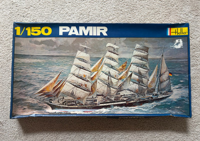 Vintage Heller Pamir Ship Model Kit 1/150 Scale No. 804 NOB