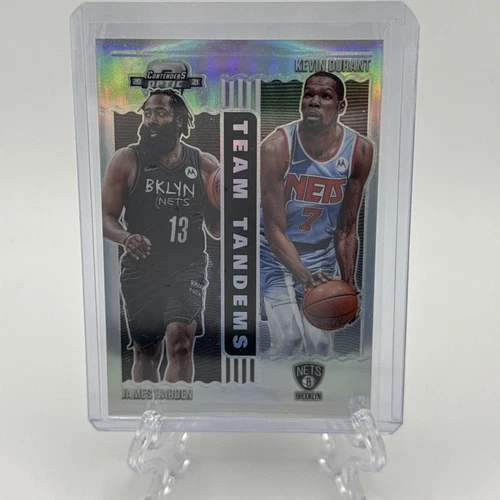 2020-21 Panini Contenders Optic-Team Tandems Holo Kevin Durant, James Harden #3