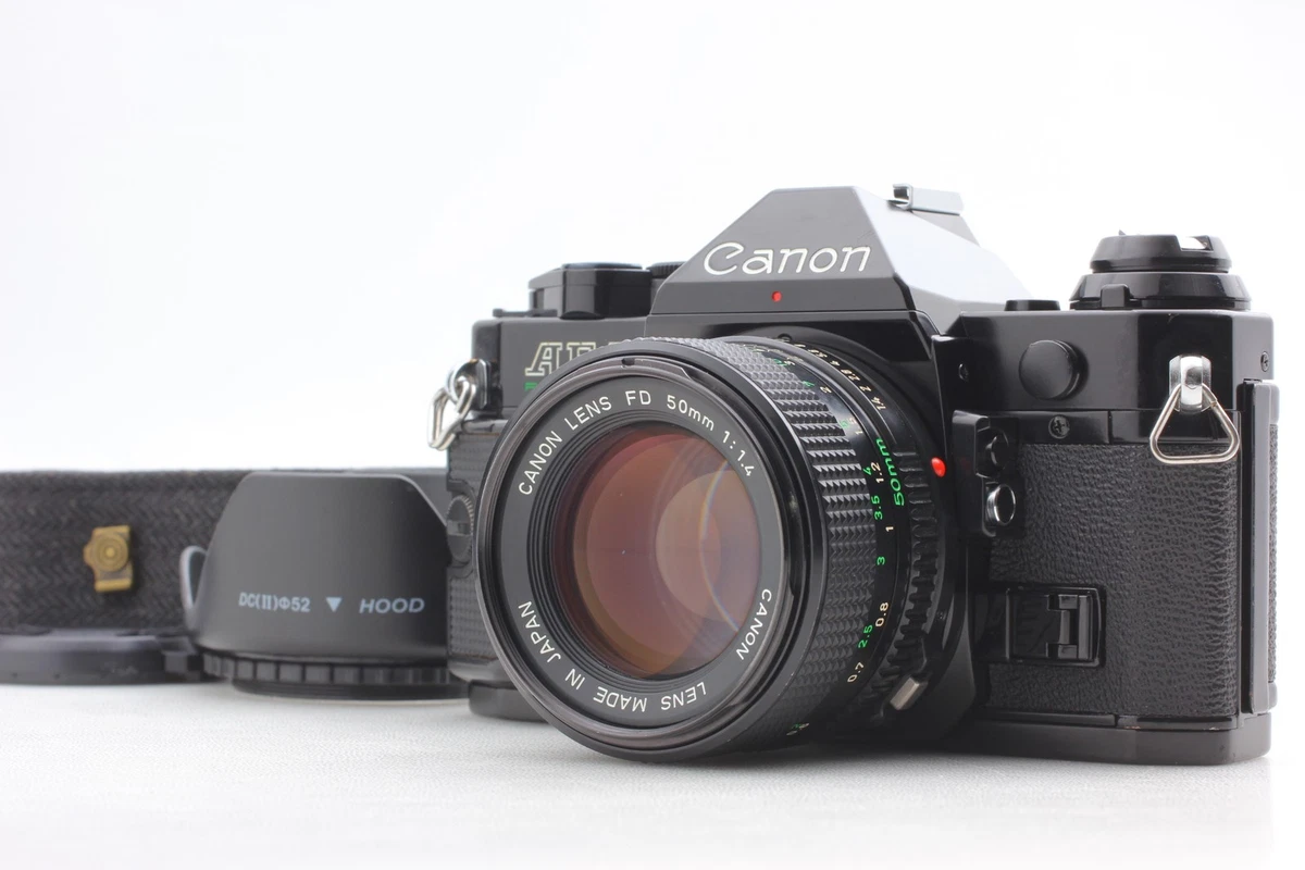 [Casi COMO NUEVA] Programa Canon AE-1 Negra Nueva FD NFD 50mm F1.4 Cámara fotográfica de JAPÓN