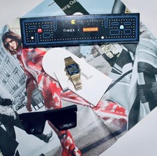 TIMEX T80 x PAC-MAN  34mm Stainless Steel Bracelet Watch