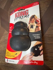 KONG Extreme Natural Rubber Chewing  Stuffing Dog Toy - Size L