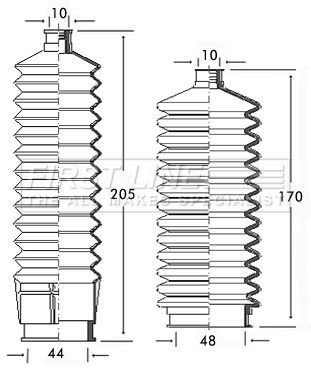 Front Left Or Right Steering Rack Boot Fits Alfa Romeo Fiat Lancia 131 132 159 1