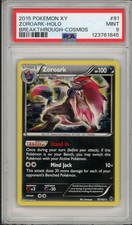 2015 Pokemon XY Breakthrough  Zoroark Cosmos Holo Promo Holo #91 PSA 9 on eBay