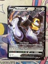 Melmetal V - 047/078 - Pokemon Go Sword & Shield Ultra Rare Card NM