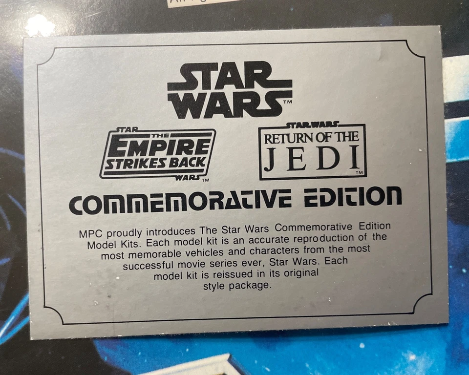 The Authentic Darth Vader Tie Fighter - MPC/ERTL Unassembled kit#8916 - NIB - Image 2 of 4