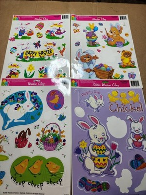 Easter Window Clings The Clever Factory 4 Used & New 2008