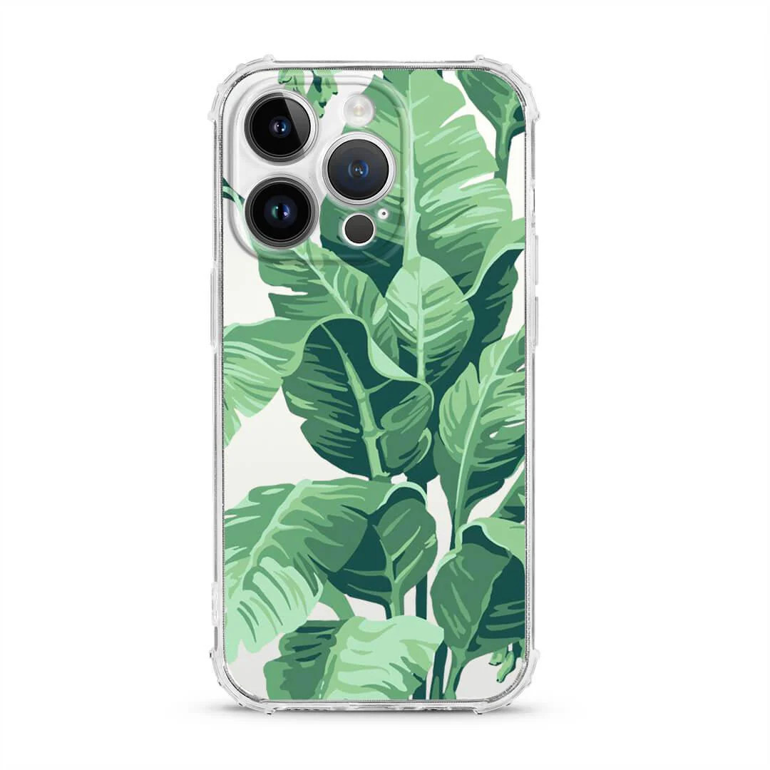Mnica case Banana Palm Leaves - Protective Anti-Knock Mobile