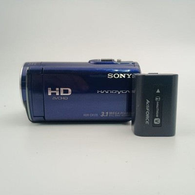Sony HDR-CX170 Handycam 25x Zoom Camcorder Blue HD Video Camera