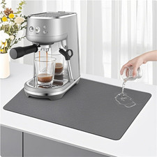 Tappetino Macchina Caffe 40X50Cm, Scolapiatti Da Cucina Assorbente, Tappeto Lava