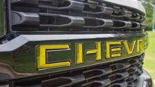 3d For 2019-2021 Silverado 1500 Front Grille Gloss Yellow Letter Emblem Badge 3d For 2019-2021 Silverado 1500 Front Grille Gloss Yellow Letter Emblem Badge