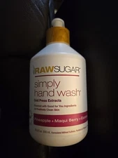 Raw Sugar Simply Hand Wash, Pineapple + Maqui Berry + Coconut Soap, (B11)