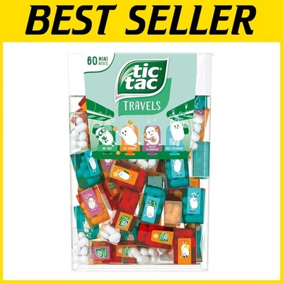 Tic Tac Box Set 60 Mini Boxes Assorted Flavors