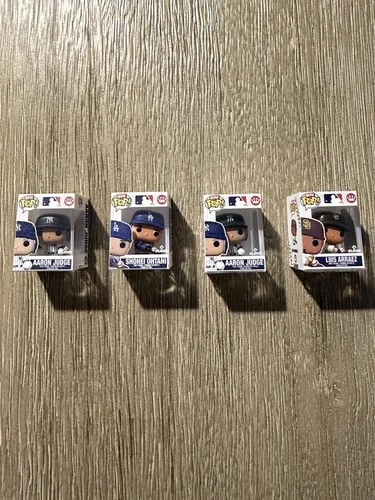 Ohtani Judge X2 Aaraez Mini Funko Pops Lot of 4 Superbox Exclusives MVPs