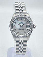 Rolex Datejust 26mm 6917 Mother of Pearl Diamond Dial Diamond Bezel Jubilee Box
