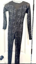 Weissman Metallic Unitard - Childs Medium